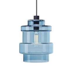 Axle Pendelleuchte Glasschirm Large, Smoke Blue